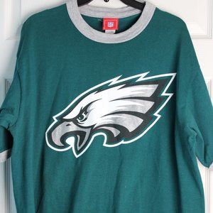 Philadelphia Eagles Shirt Adult  Large Green Sports NFL Football Tee Mens